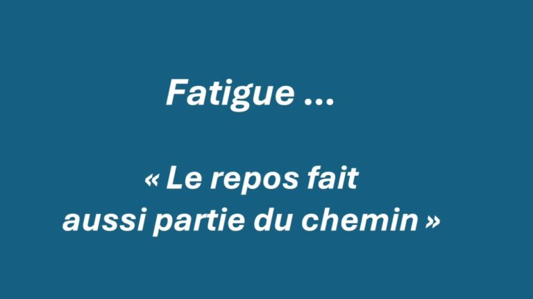 Affiche de l’article Fatigue …