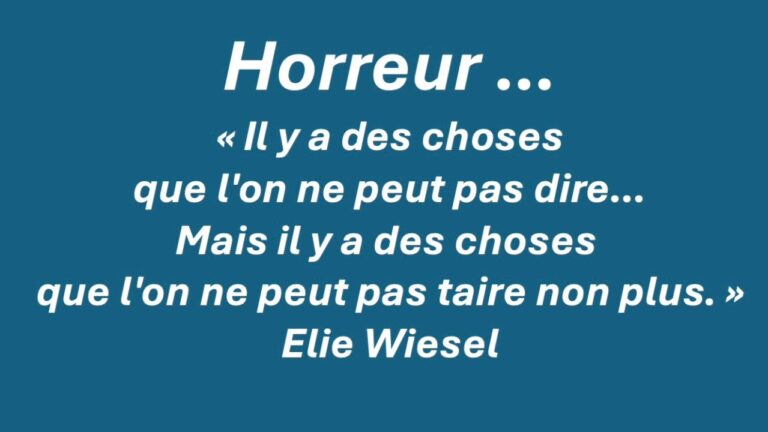 Affiche de l’article Horreur !!!