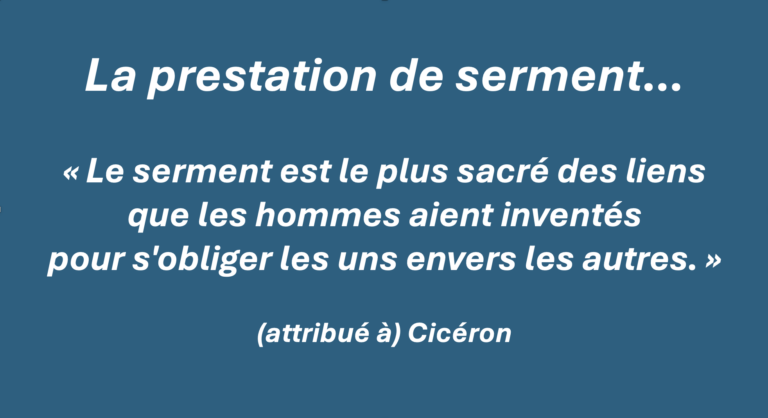 Affiche de l’article La prestation de serment de l’expert judiciaire