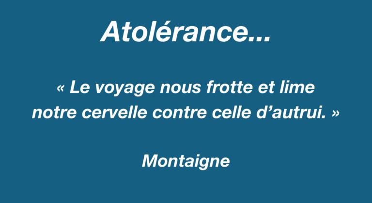 Affiche de l’article Atolérance : faut-il tolérer jusqu’à l’intolérable…