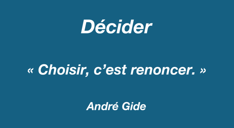 Affiche de l’article Décider