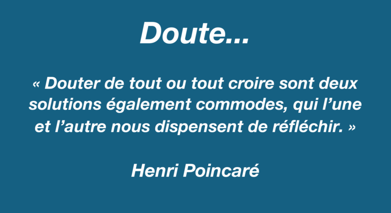 Affiche de l’article Doute …