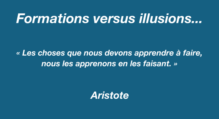 Affiche de l’article Formations versus illusions