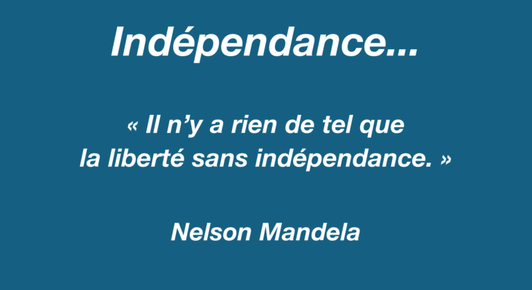 Affiche de l’article Indépendance