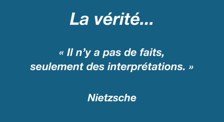 Affiche de l’article La vérités…