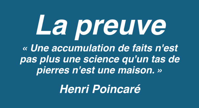 Affiche de l’article La preuve
