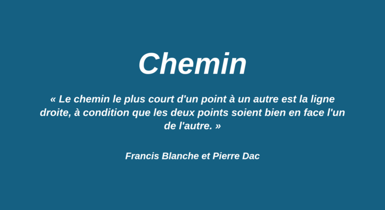 Affiche de l’article Chemin