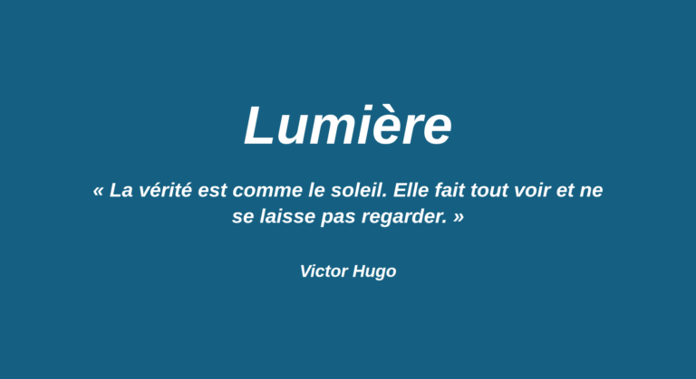 Affiche de l’article Lumière