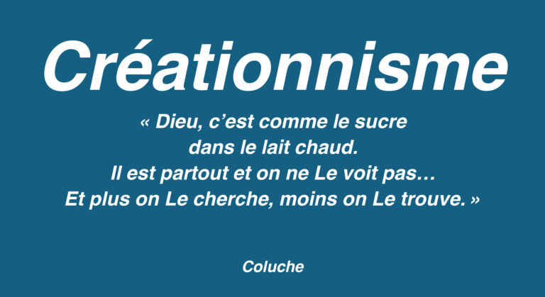 Affiche de l’article Créationnisme